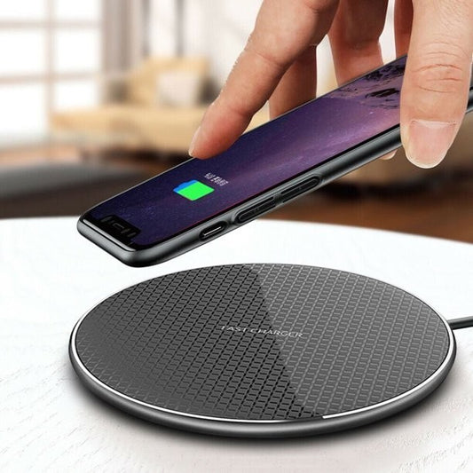 Fast Wireless Charger Charging Pad For Apple iPhone & Samsung & Universal